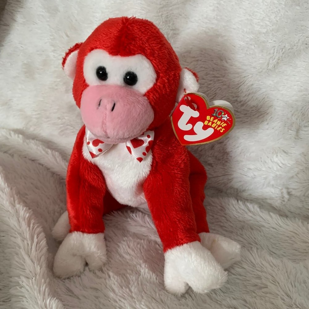 Beanie Baby - Valentine - TAG ERRORS - MINT CONDITION